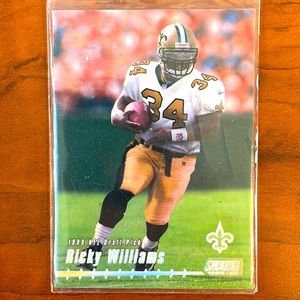 *RARE* 1999 Topps Stadium Club New Orleans Saints Ricky Williams Rookie Card! 🏈